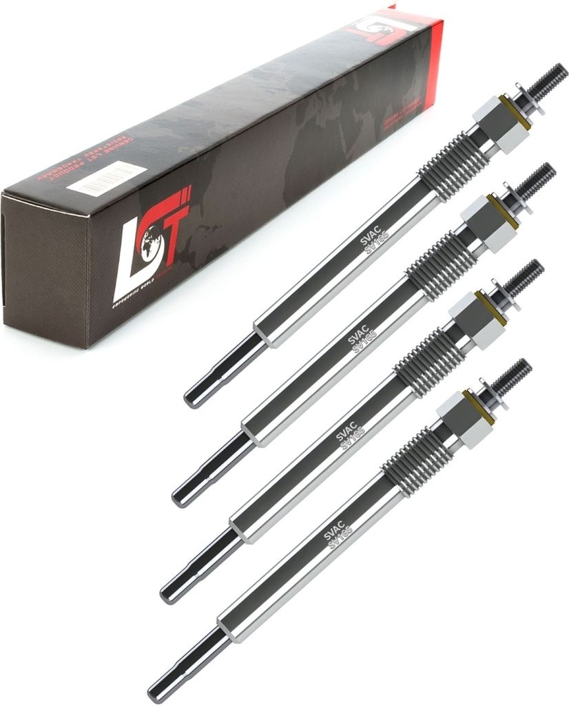 4x Glühkerze Stabglühkerze Metall 11 Volt für PERKINS TYP 2666-A005 2666-A014