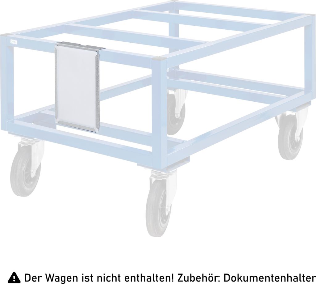 Kongamek Dokumentenhalter A4 221x50x306mm als Zubehör für Palettenwagen
