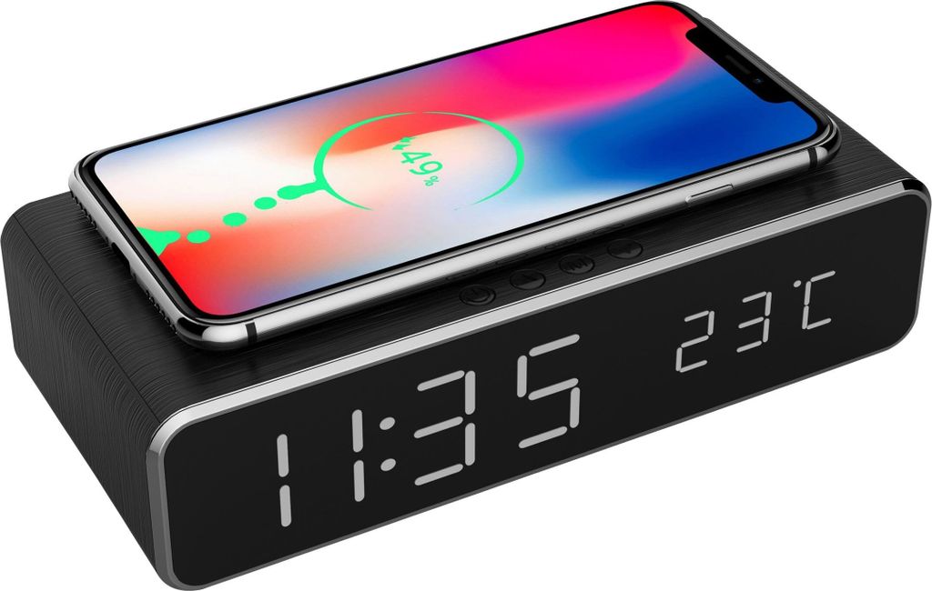 Gembird DAC-WPC-01 alarm clock Digital alarm clock Black