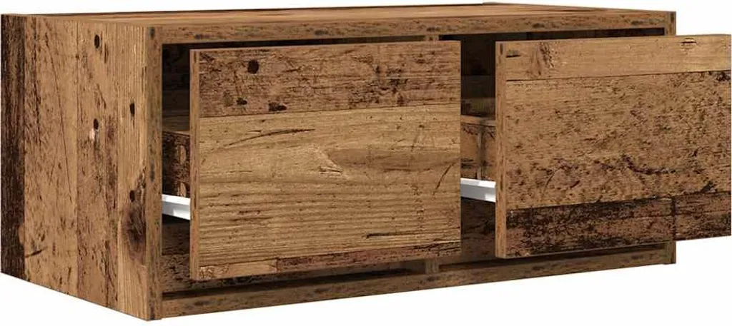 vidaXL Mobili TV Set 2 pz Legno Recuperato 60 cm Design Industrial - 5