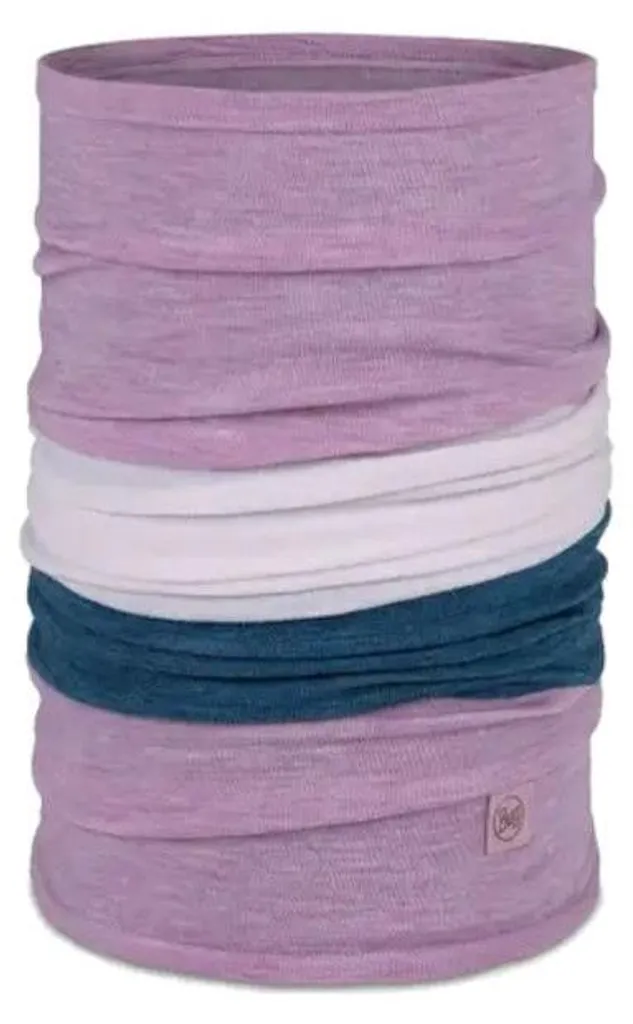BUFF Merino Move Greyish - Cache-cou 100% laine mérinos anti-odeur gris