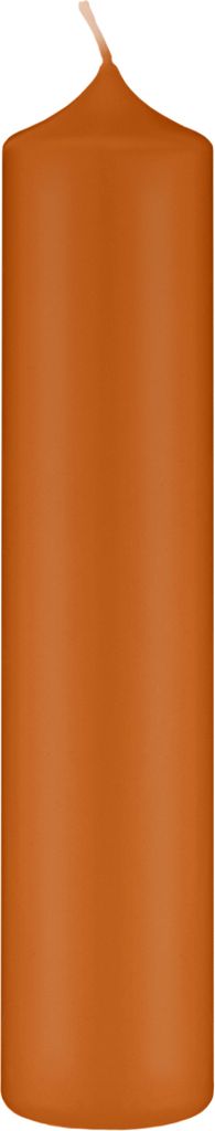 Altarkerzen, Kaminkerzen Cotto Braun 400 x Ø 80 mm, 2 Stück, Kerzen mit Dornbohrung in RAL Kerzengüte Qualität