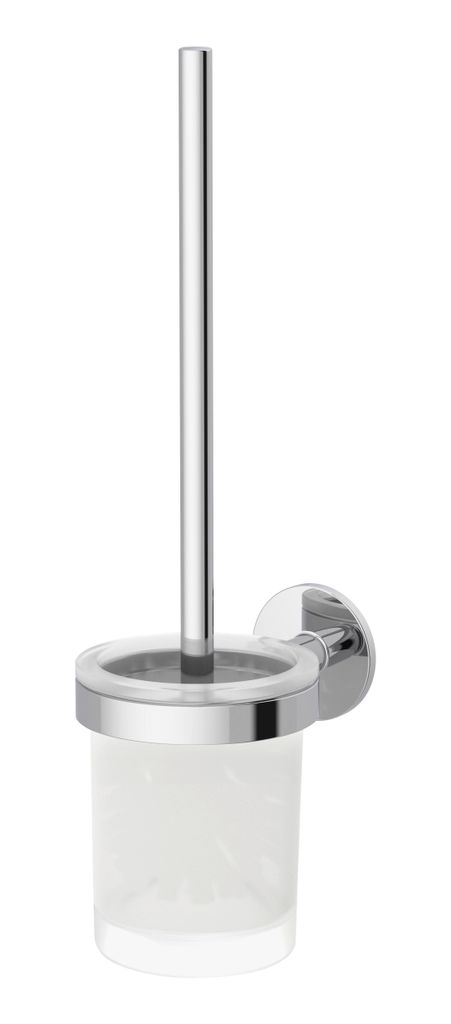 Lenz VIDA WC-Bürstengarnitur zur Wandmontage - Chrom- kleben oder bohren - 4409602