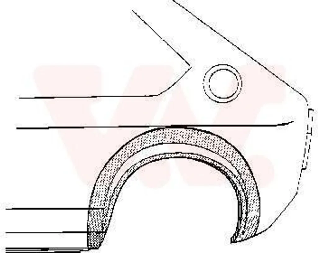 Réparer la rouille latérale sur VW Polo 86 avec la tôle Van Wezel