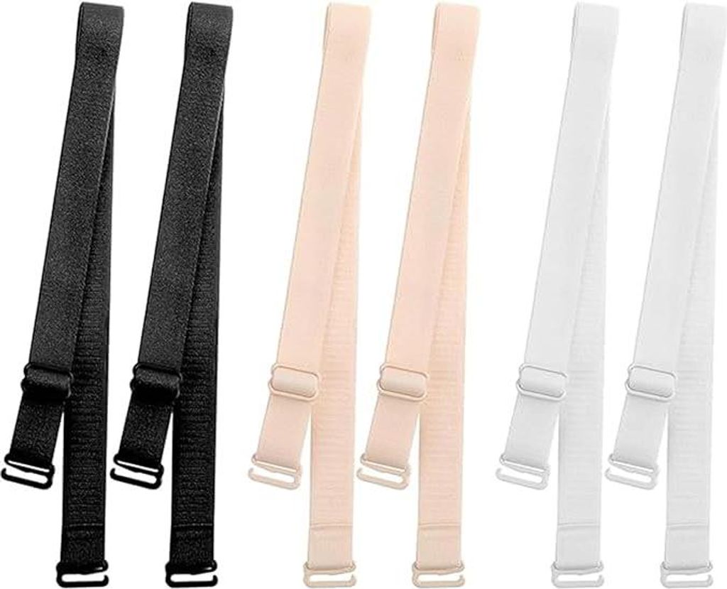 3 Paar BH Träger, Verstellbare Elastische BH Träger, Ersatz Produktbild 
