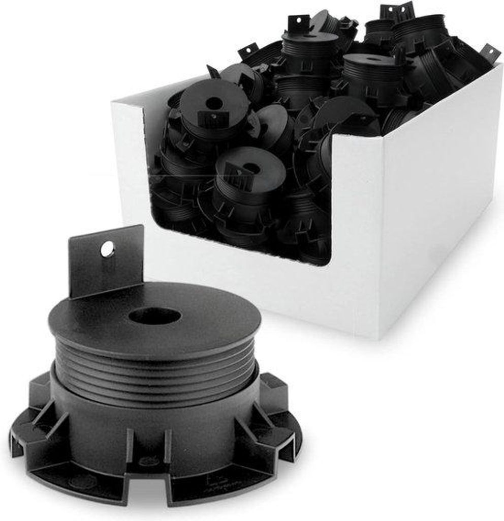 Terrassenständer in verschiedenen Höhen - 25-40 mm - 50er Set - Umweltfreundlich