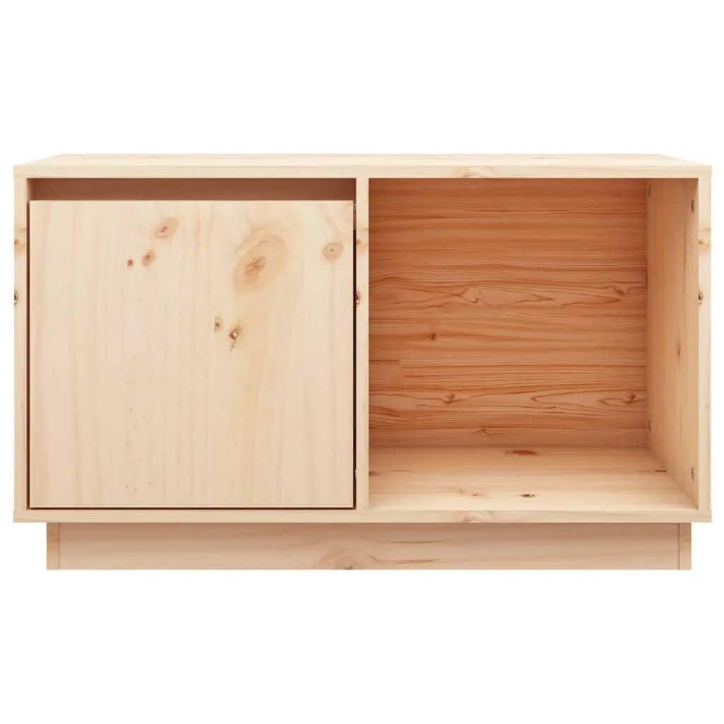 Mobile Porta TV in Pino Massiccio Maison Exclusive - Design Minimal 74cm - 3