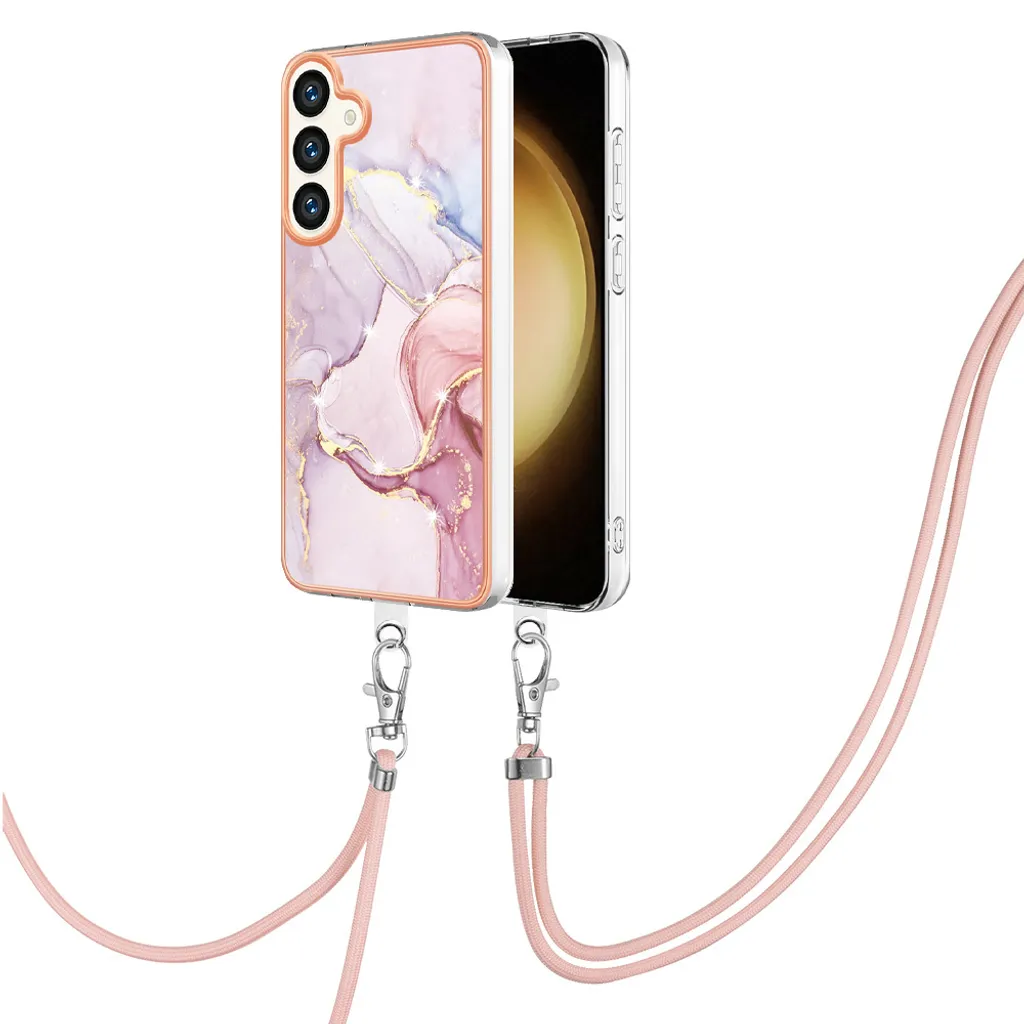 Custodia Samsung S25 Plus TPU Oro Rosa - Protezione Essenziale