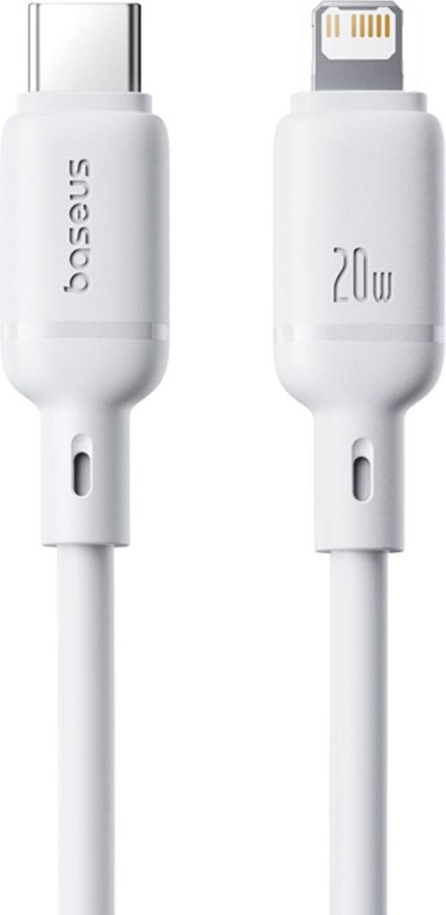 Baseus Kabel Silky Series USB-C Lightning PD 20W 2m Weiß