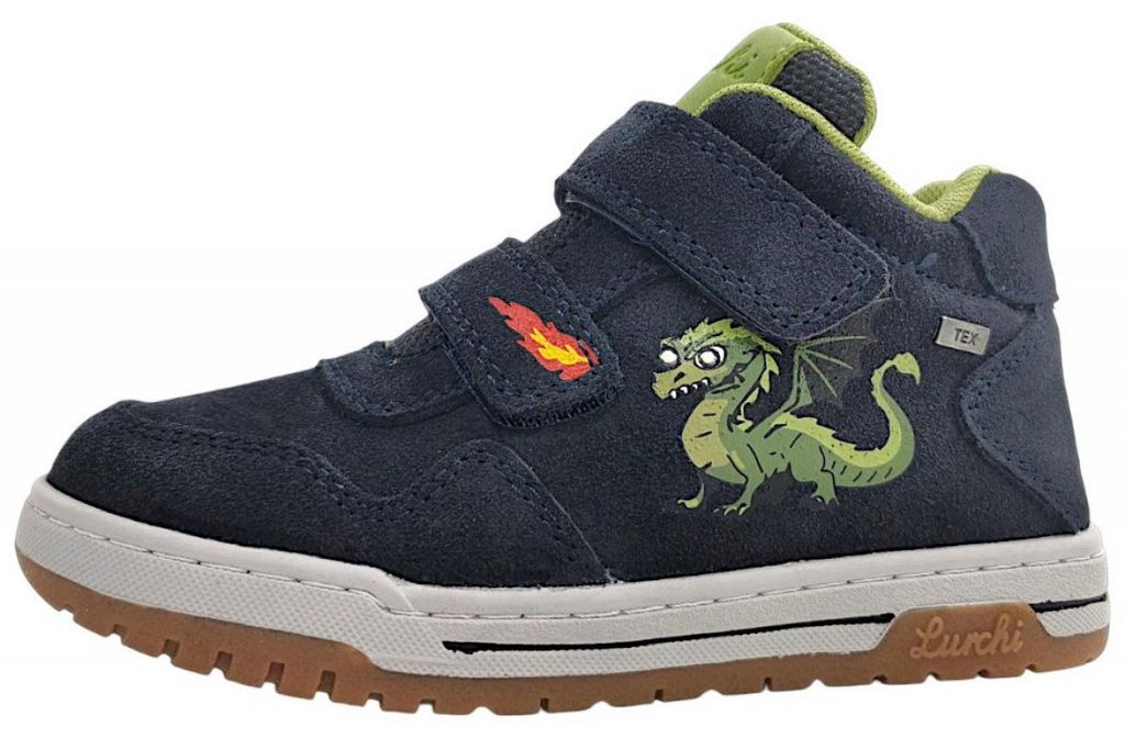 Lurchi  Kinderschuhe Jungen Schnürstiefel Blau Freizeit Produktbild 