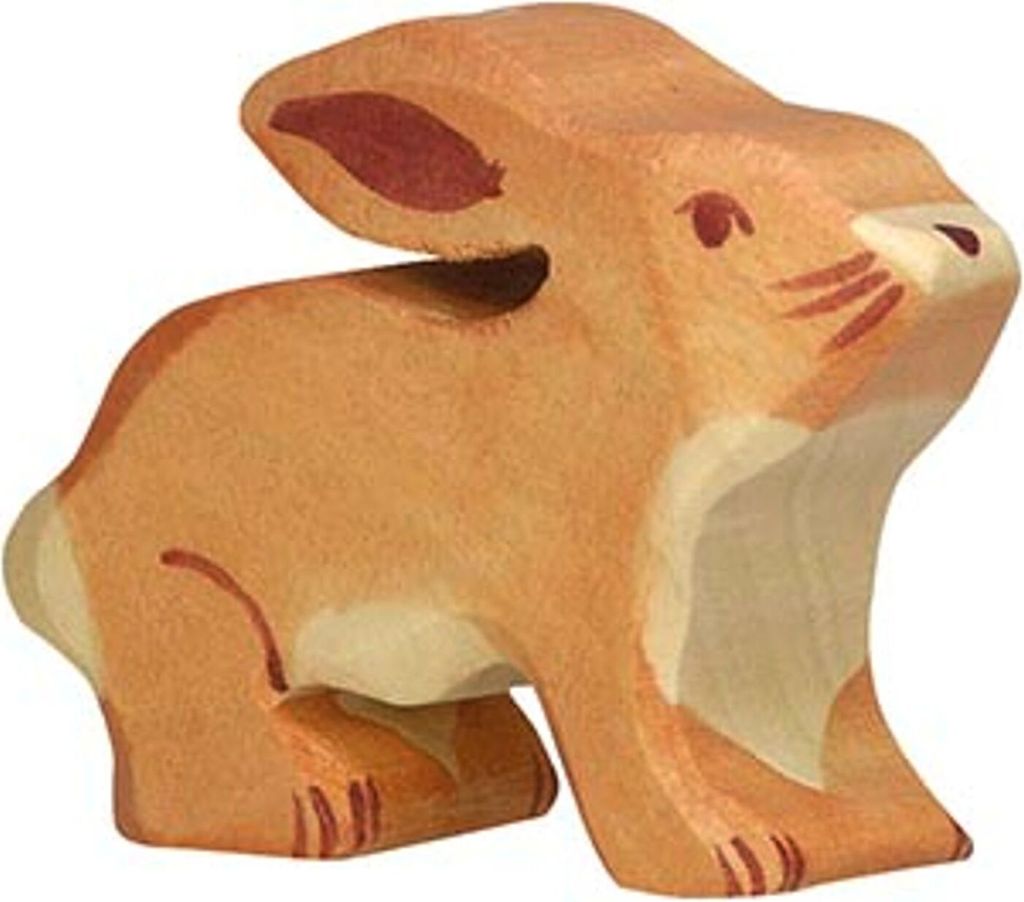 HOLZTIGER Hase aus Holz - klein Produktbild 