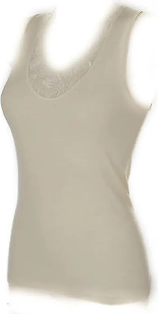 Maillot de corps laine et soie femme anti-irritation et anti-froid