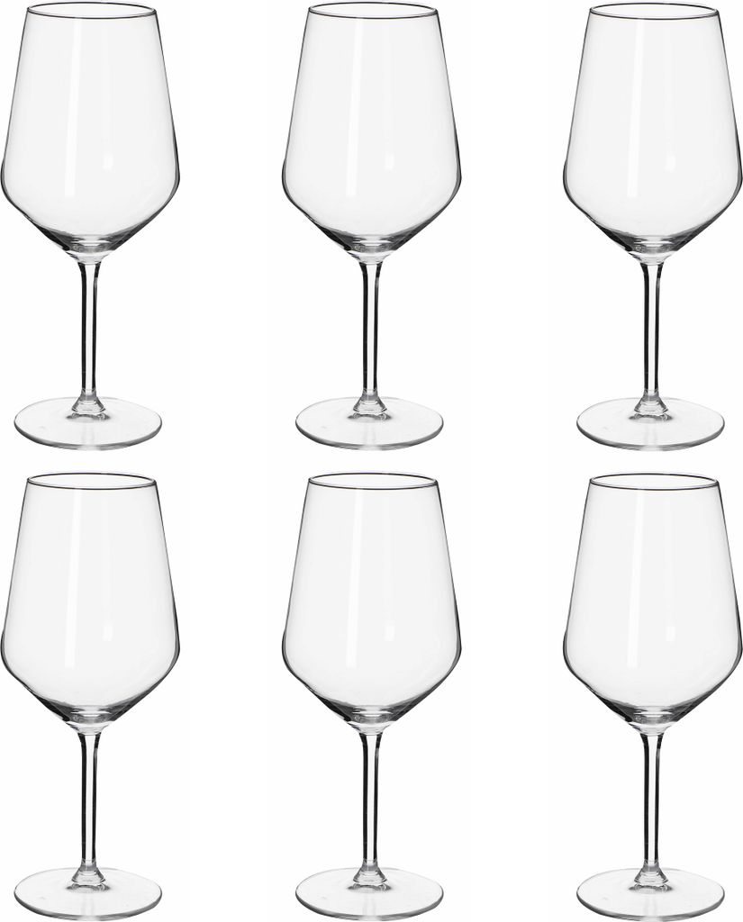 alpina Rotwein Gläser - Weingläser Set 6 Teilig - Weinglas 53cl - Wein Geschenk
