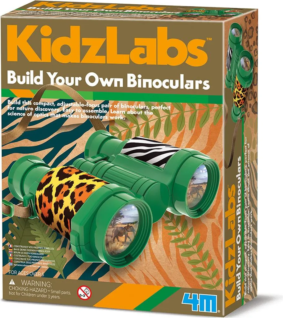 Jumelles en carton à construire 4M - Jeu de construction scientifique DIY
