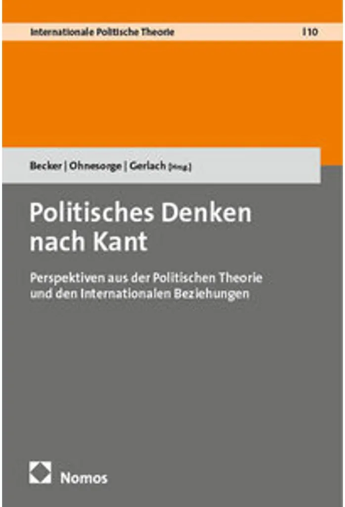 Comprendre la Pensée Politique : Livre Politisches Denken nach Kant