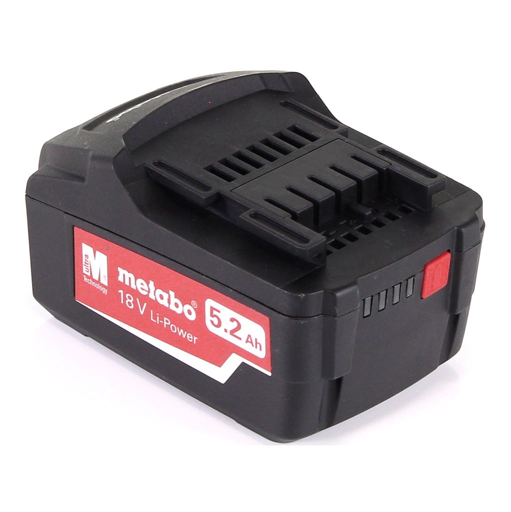Metabo Akku Basis Set 18V mit 2x Akku 5,2Ah ( 625592000 ) + Ladegerät ASC 55 ( 627044000 )