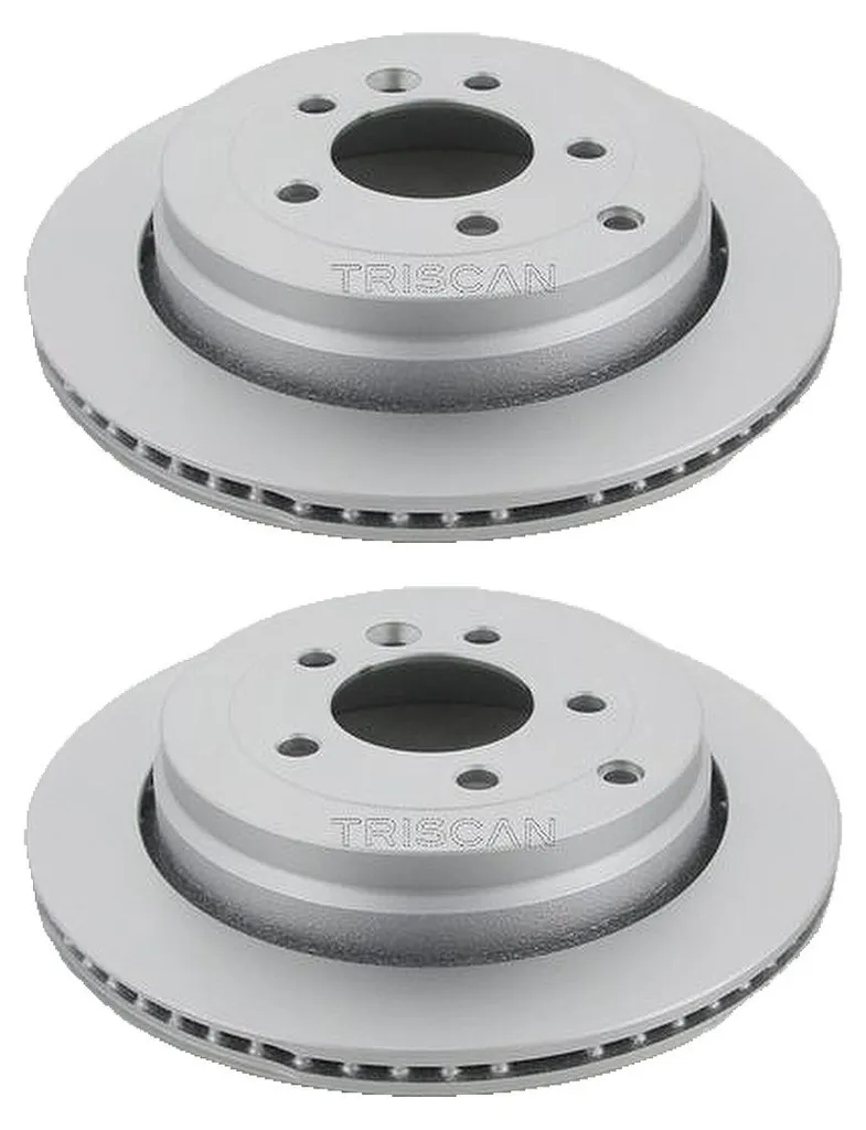 Disques de frein ventilés 325 mm anti-vibration pour Land Rover Discovery