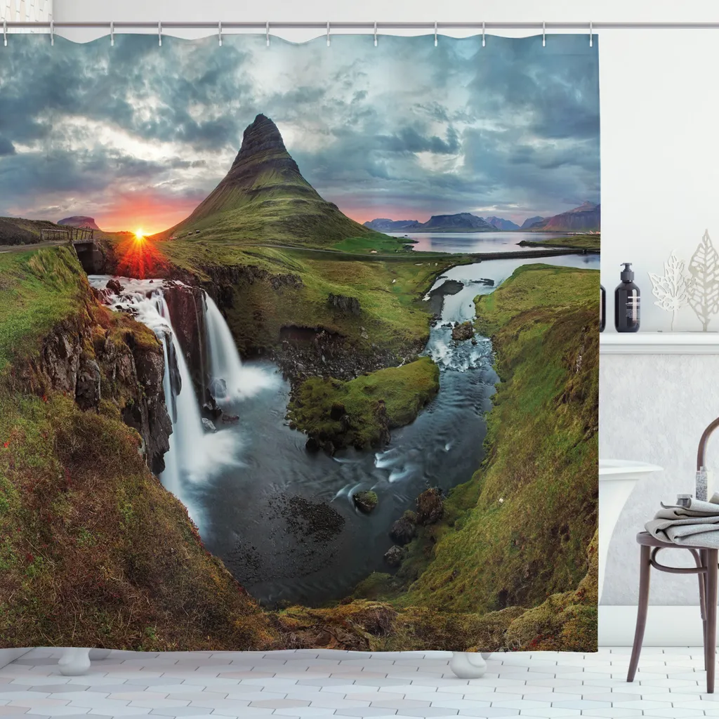 Abakuhaus Tenda Doccia Cascata 175x240 - Design Naturale Antimuffa