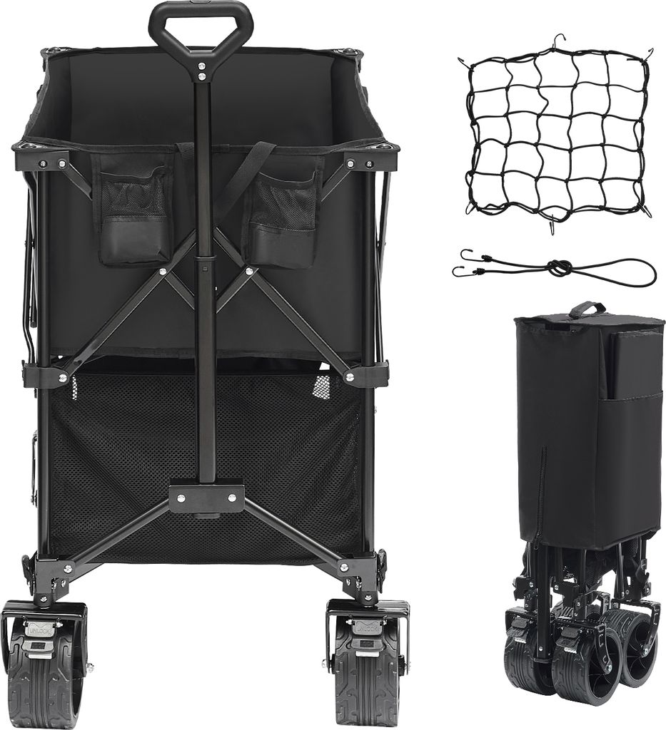SucceBuy Carrello pieghevole a due piani, carrello Immagine del prodotto 