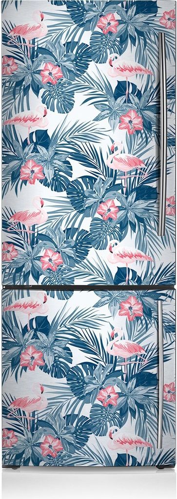 Magnete Küche Kühlschrank Kühlschrankmagnete 60x190 cm - Flamingos und Flecken.
