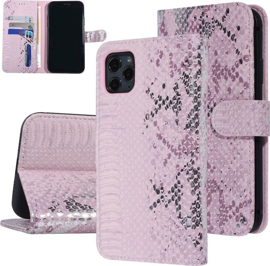 UNIQ Accessory Apple iPhone 11 Pro Max Pink Snakeskin Book type case