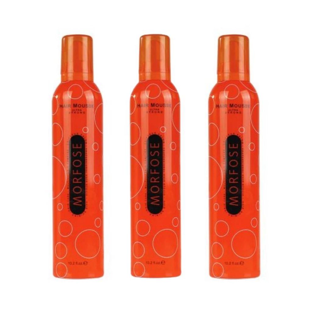 3X Morfose Ultra Strong Haarschaum Profi Schaumfestiger Produktbild 
