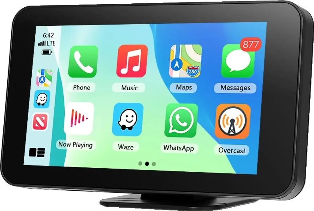 Auto-Monitor 4,7 HD: Wireless CarPlay e Bluetooth per Auto Moderne