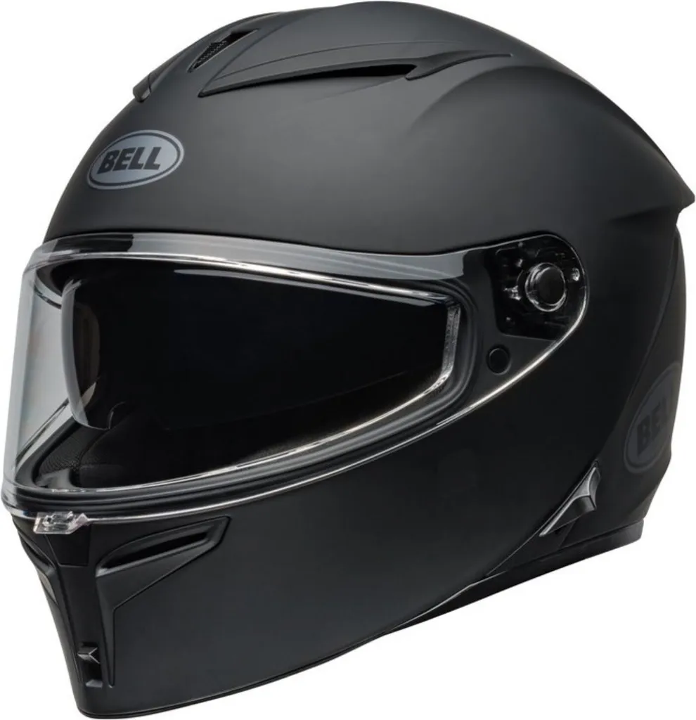 Casque intégral moto Bell Lithium LITHMAT01F noir mat avec écran clair - 2