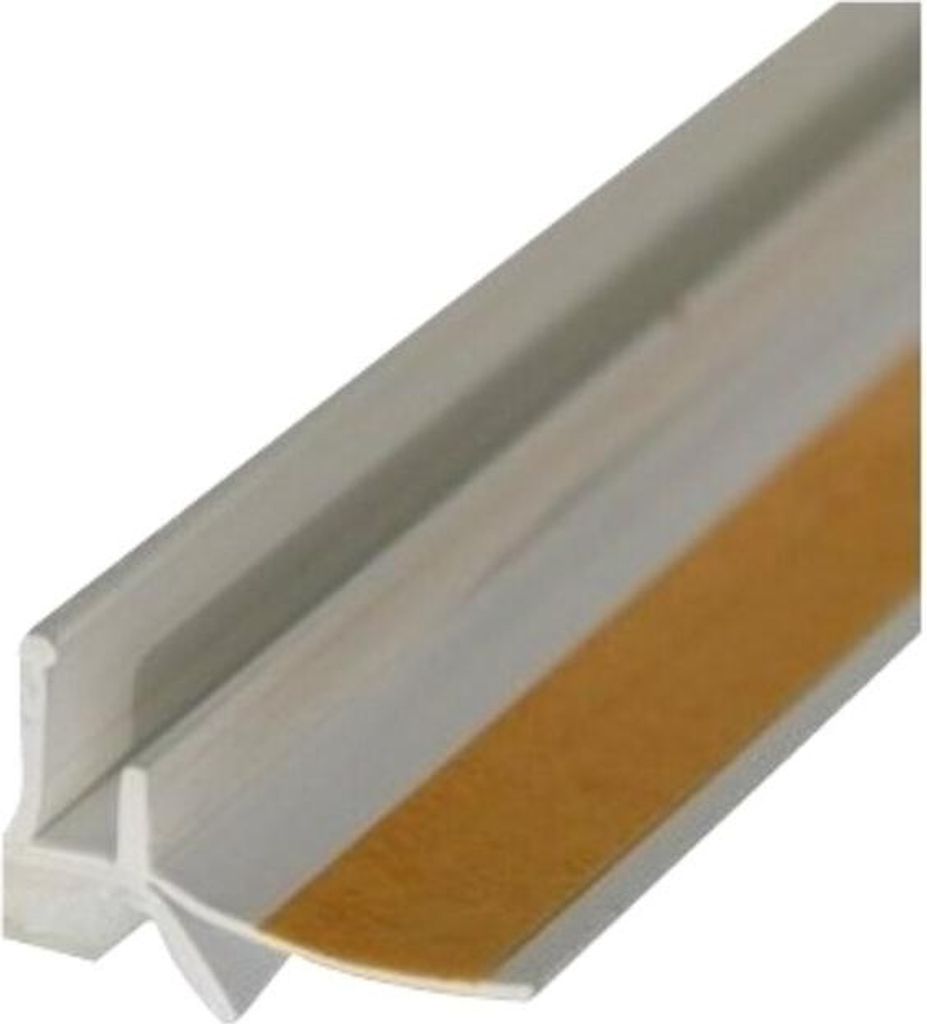 Anputzleiste 9 mm Lippe Hart-PVC weiß 2,4 m Produktbild 
