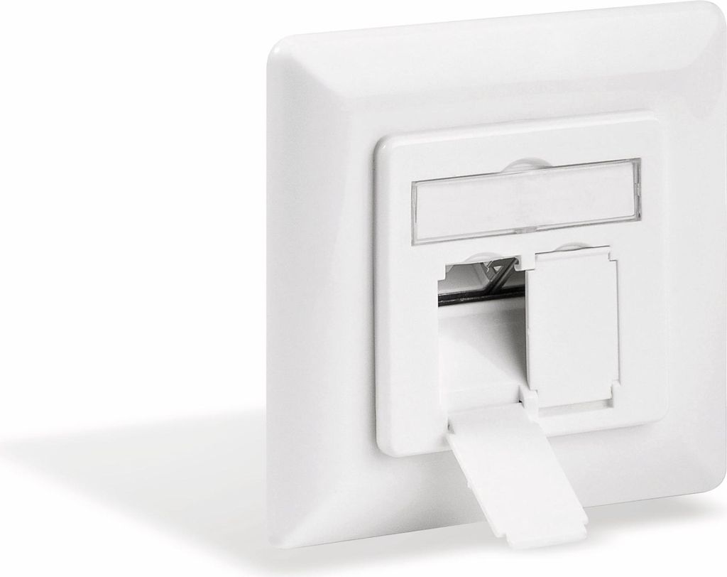 Goobay 68721 CAT6a Netzwerk Dose Unterputz weiß