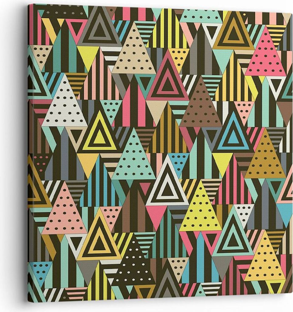 Bild auf Leinwand - Leinwandbild - Abstraktion modern - 30x30cm - Wand Bild - Wanddeko - Wandbilder - Leinwanddruck - Bilder - Kunstdruck - Wanddek...
