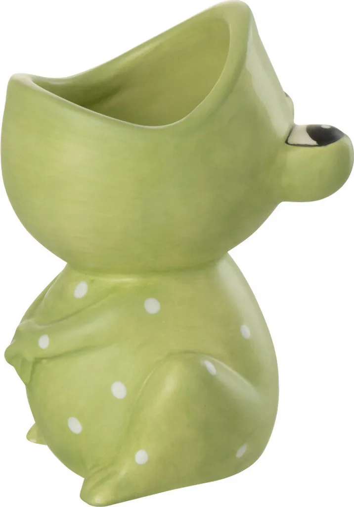 Cache-pot Original Grenouille Verte : Fini les Pots de Fleurs Ennuyeux
