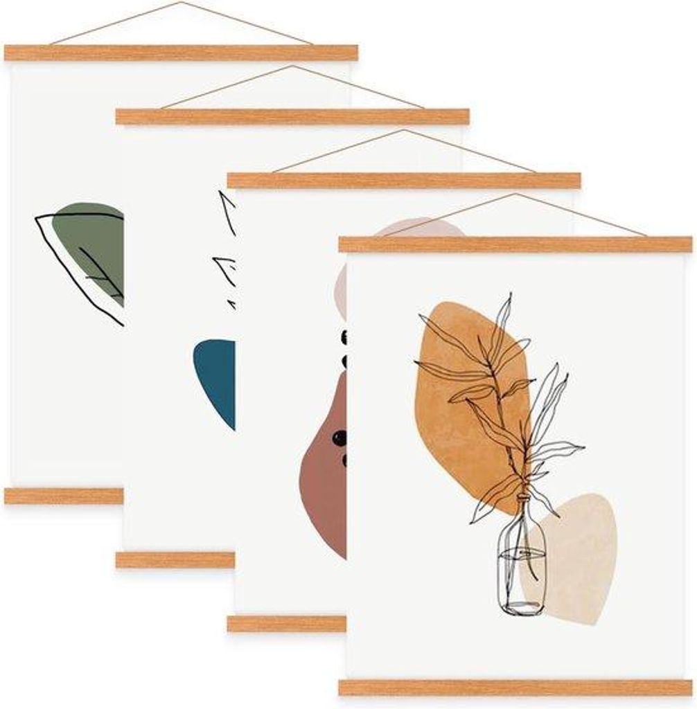 Magnetische Holzleisten für Doppelbetten - 50 x 70 cm Ausgestaltung.