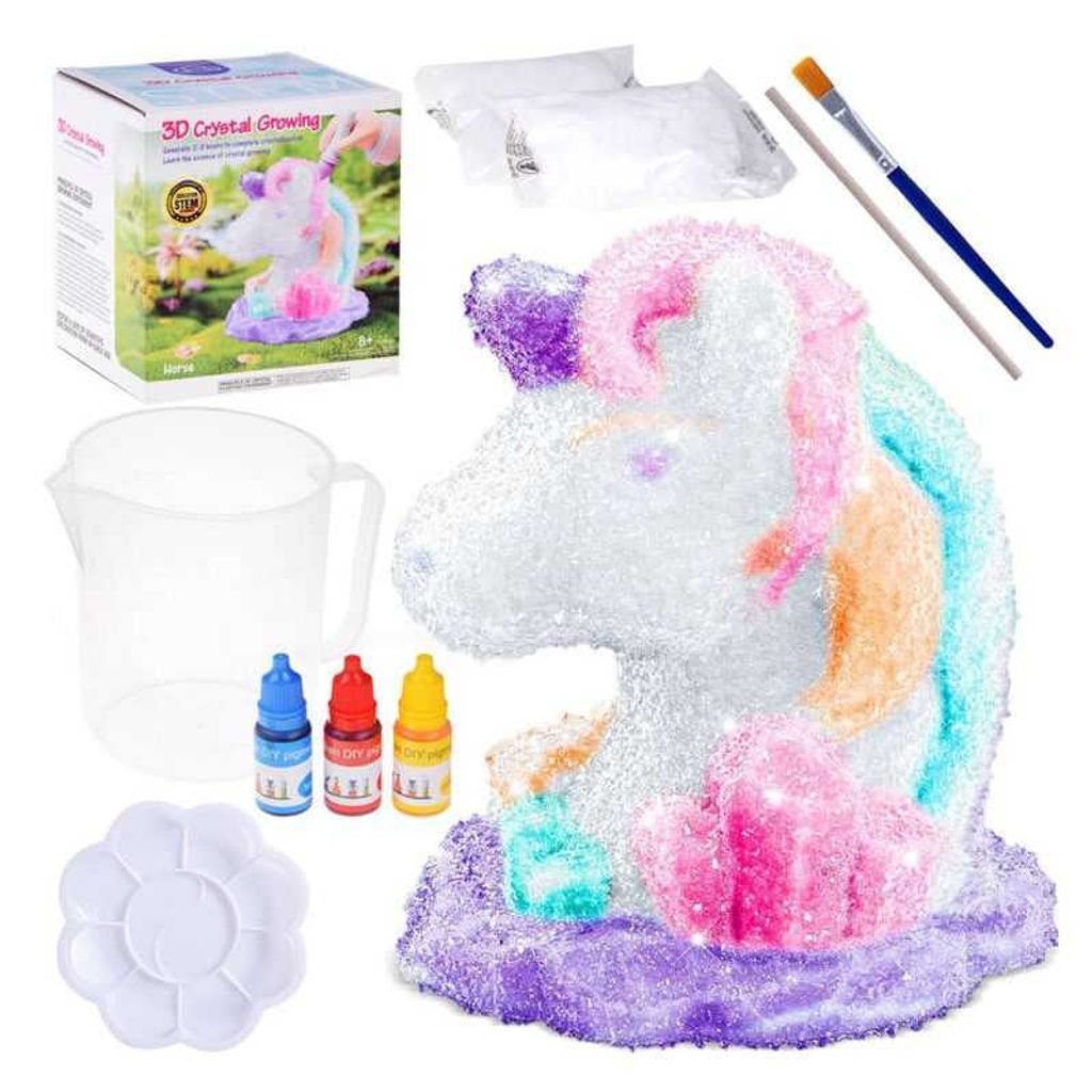 Kristallzucht-Set Einhorn für Kinder ab 8 Jahren
