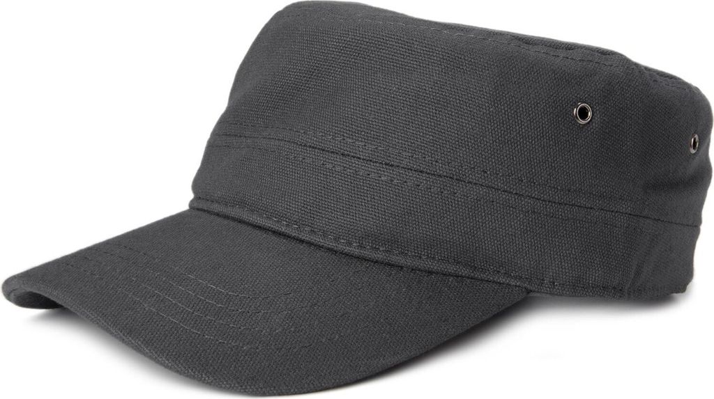 styleBREAKER Uni Military Cap aus Baumwoll-Canvas | Army Produktbild 