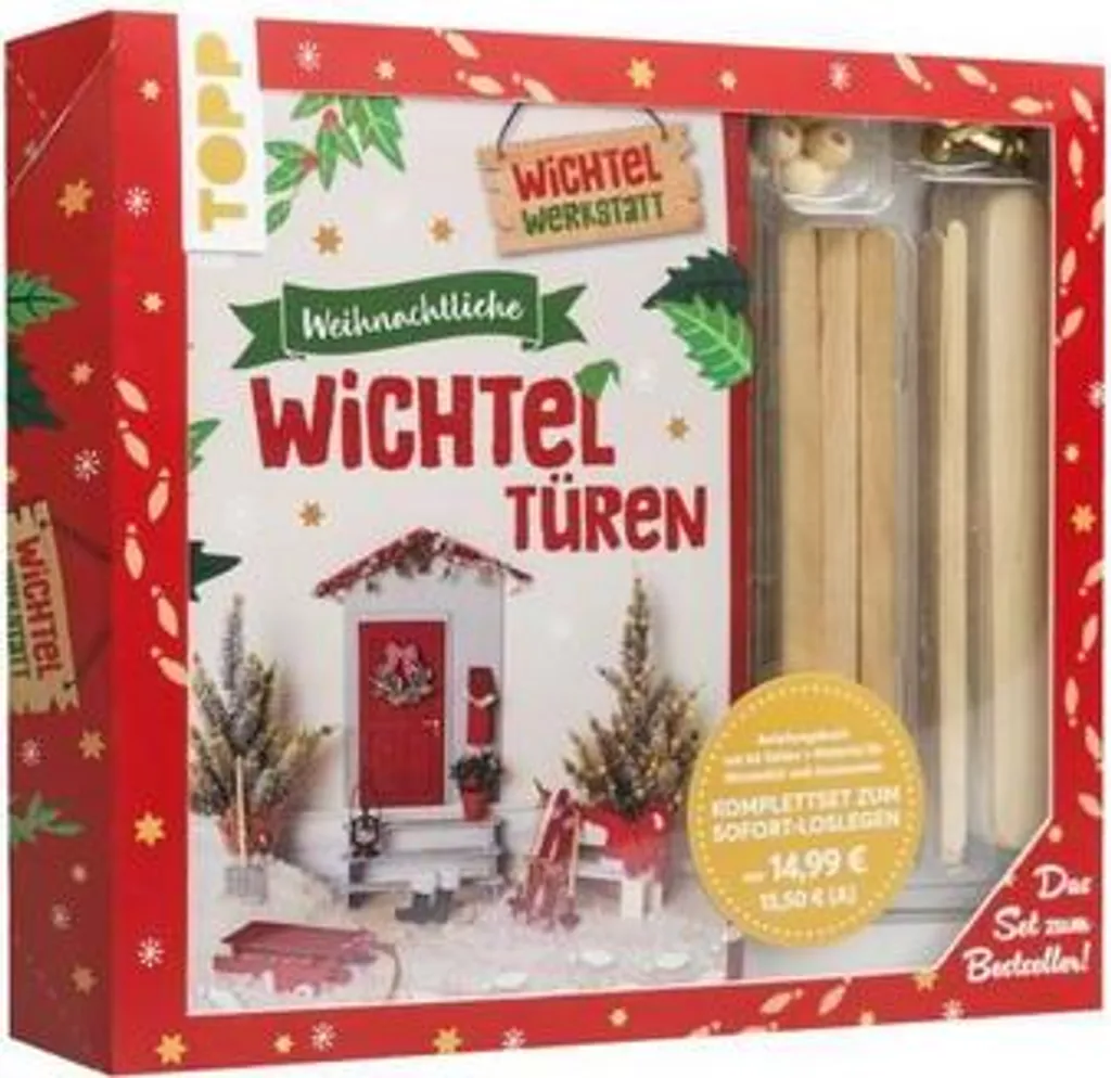 Décoration Porte de Lutin de Noël DIY pour Calendrier de l'Avent
