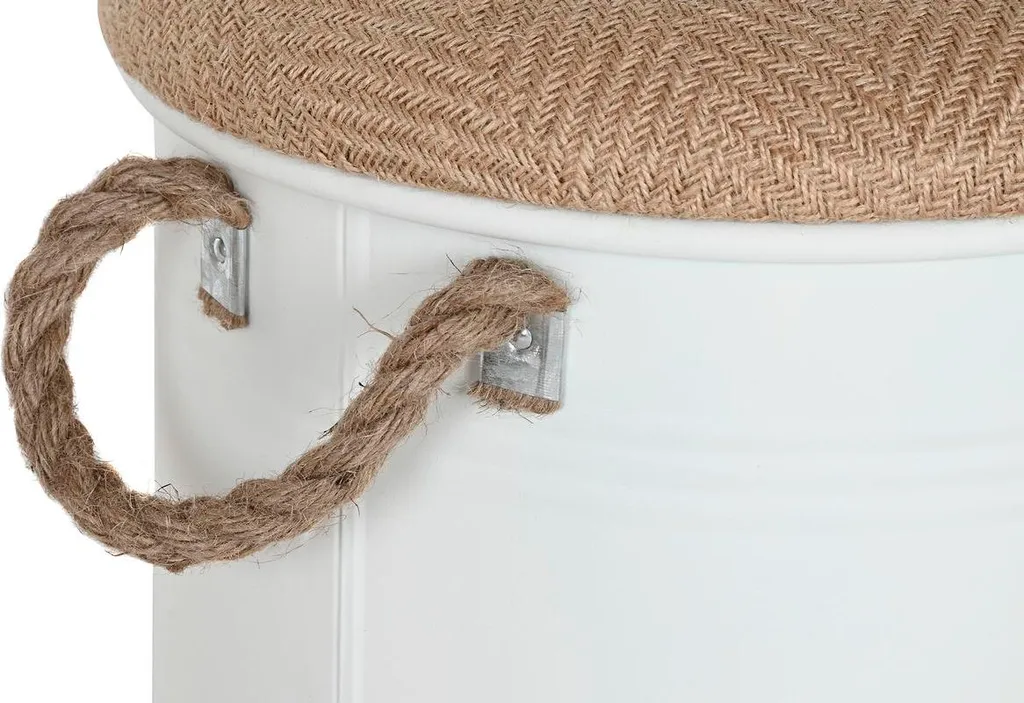 Solution de Rangement Esthétique Blanche : Set 3 Boîtes Home ESPRIT