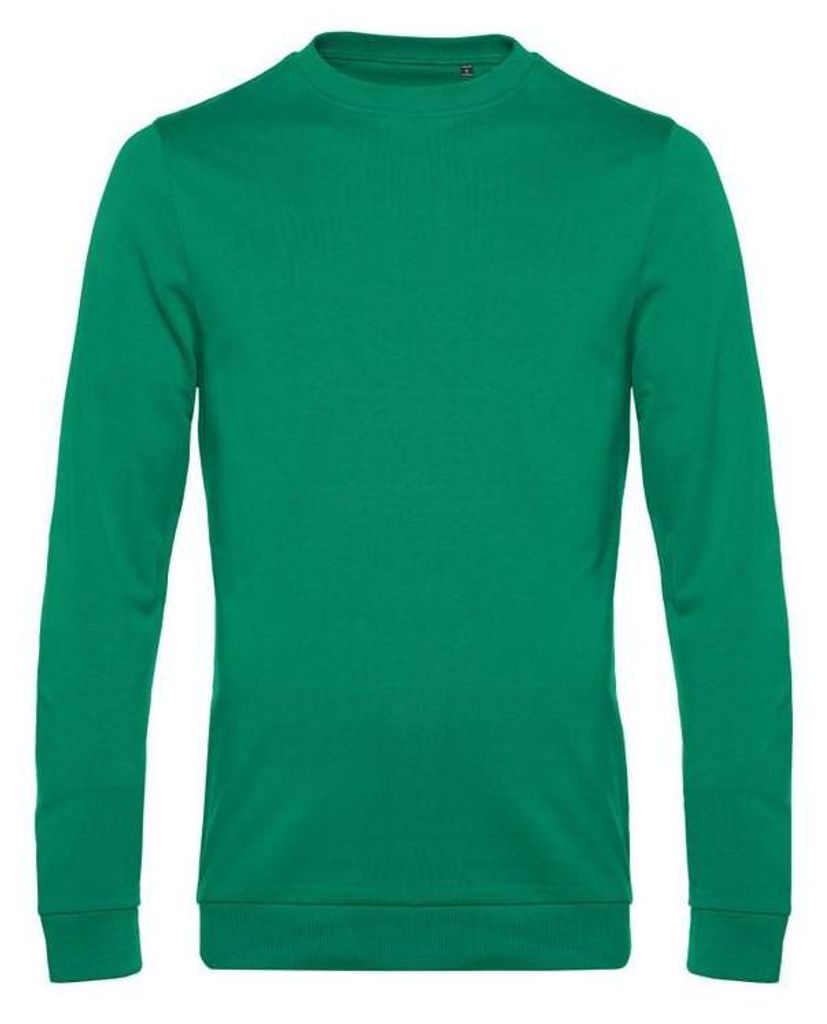 B&C - Sweatshirt für Herren angesetzte Ärmel FK146 (2XL) (Kellygrün)