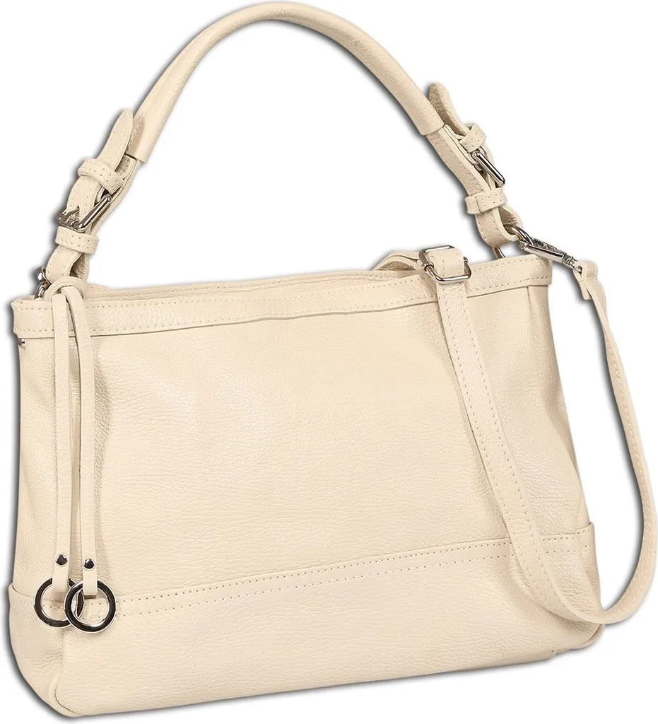 Borsa Donna Toscanto Pelle Beige OTT176SI1 - Qualità Toscana Vera