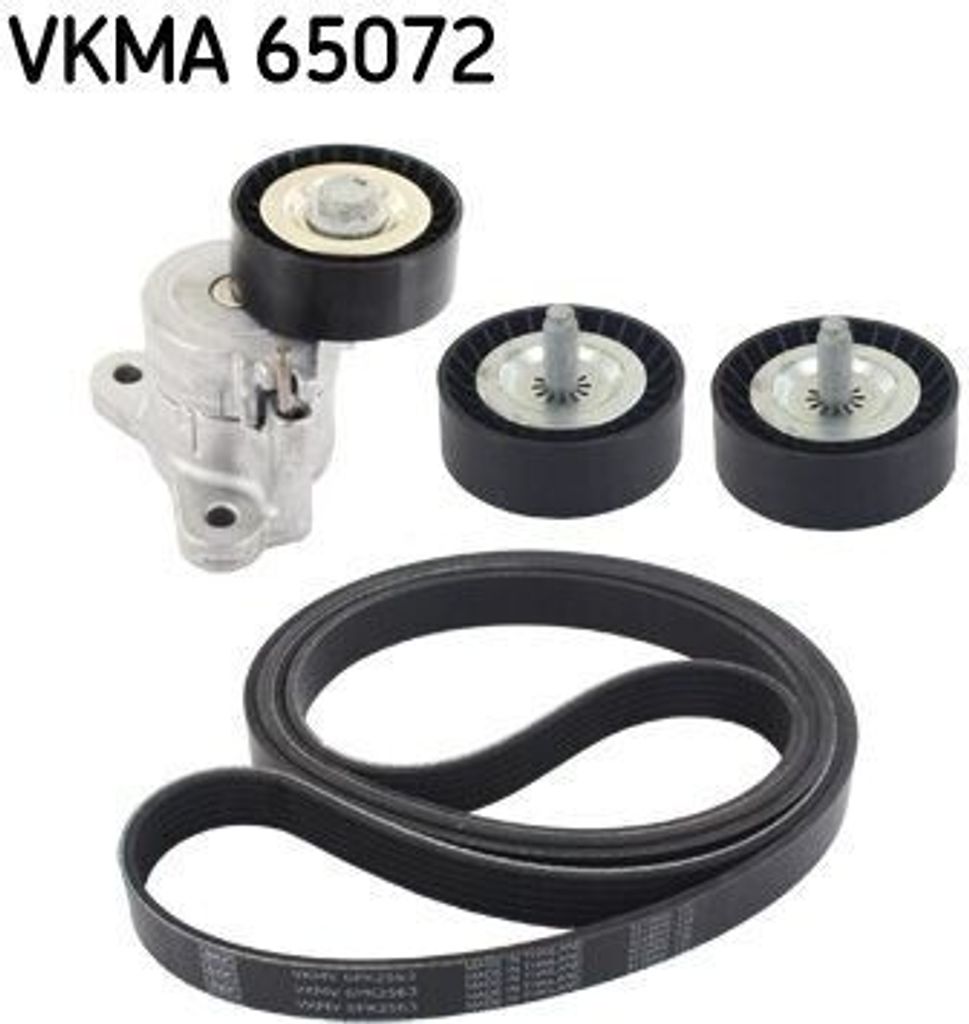 SKF VKMA 65072 Keilrippenriemensatz für MITSUBISHI ASX Produktbild 