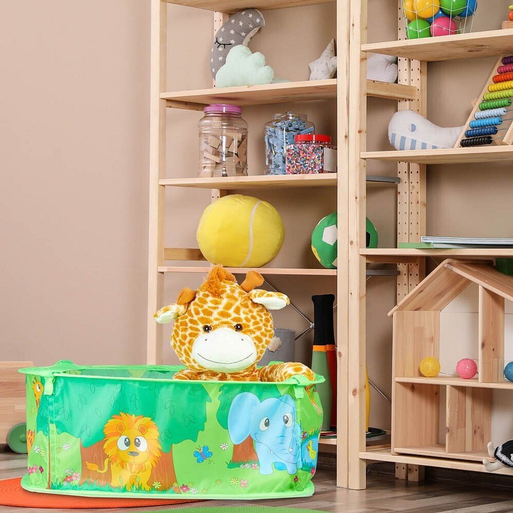 relaxdays Jungle Ball Pool zielony 80,0 x 80,0 x 29,0 cm Zdjęcie produktu 7