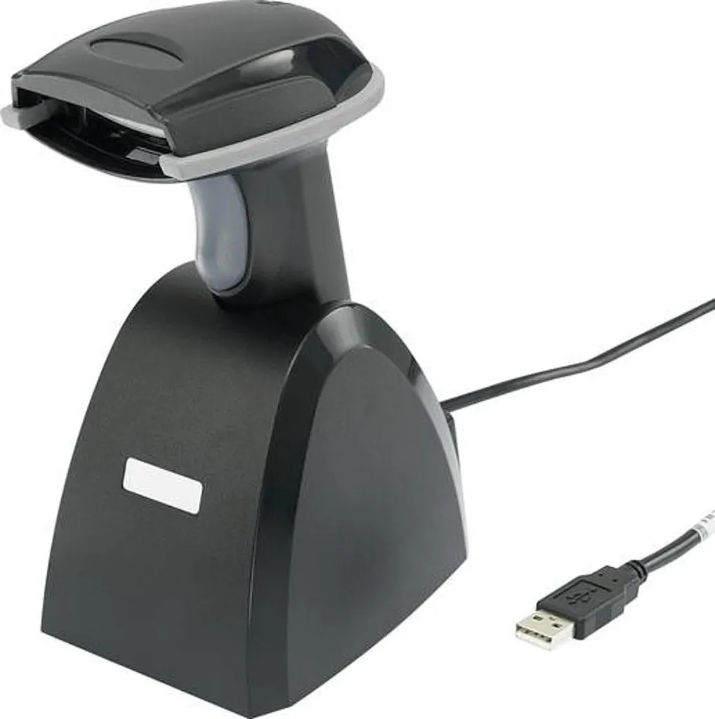 Scanner codes à barres sans fil Bluetooth laser 1D pour inventaire