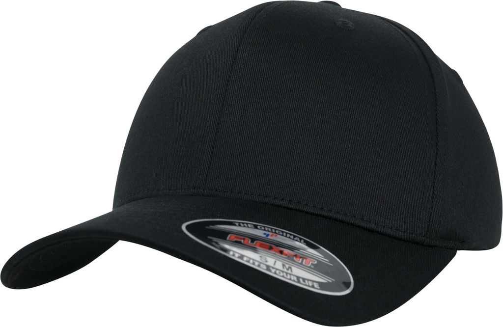 FLEXFIT 6277OC | Flexfit Organic Baumwolle Cap, Baumwolle - Farbe: Black - Größe: L/XL