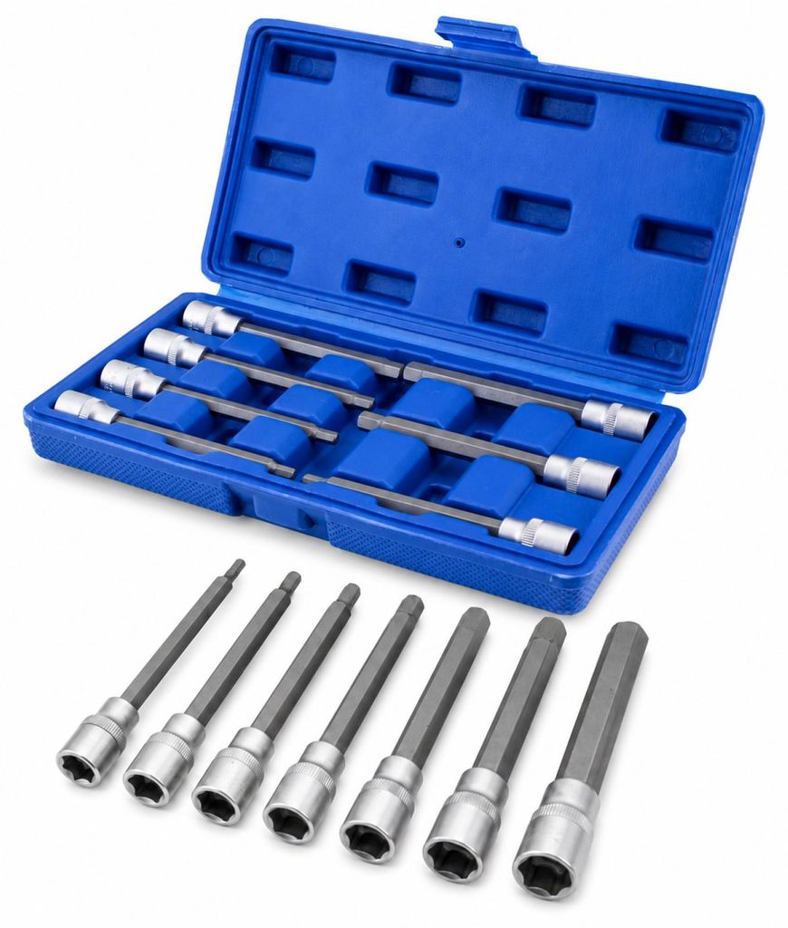 Bituxx Innensechskant Bit Satz 7tlg, H3-H10, 3/8 Aufnahme, Produktbild 