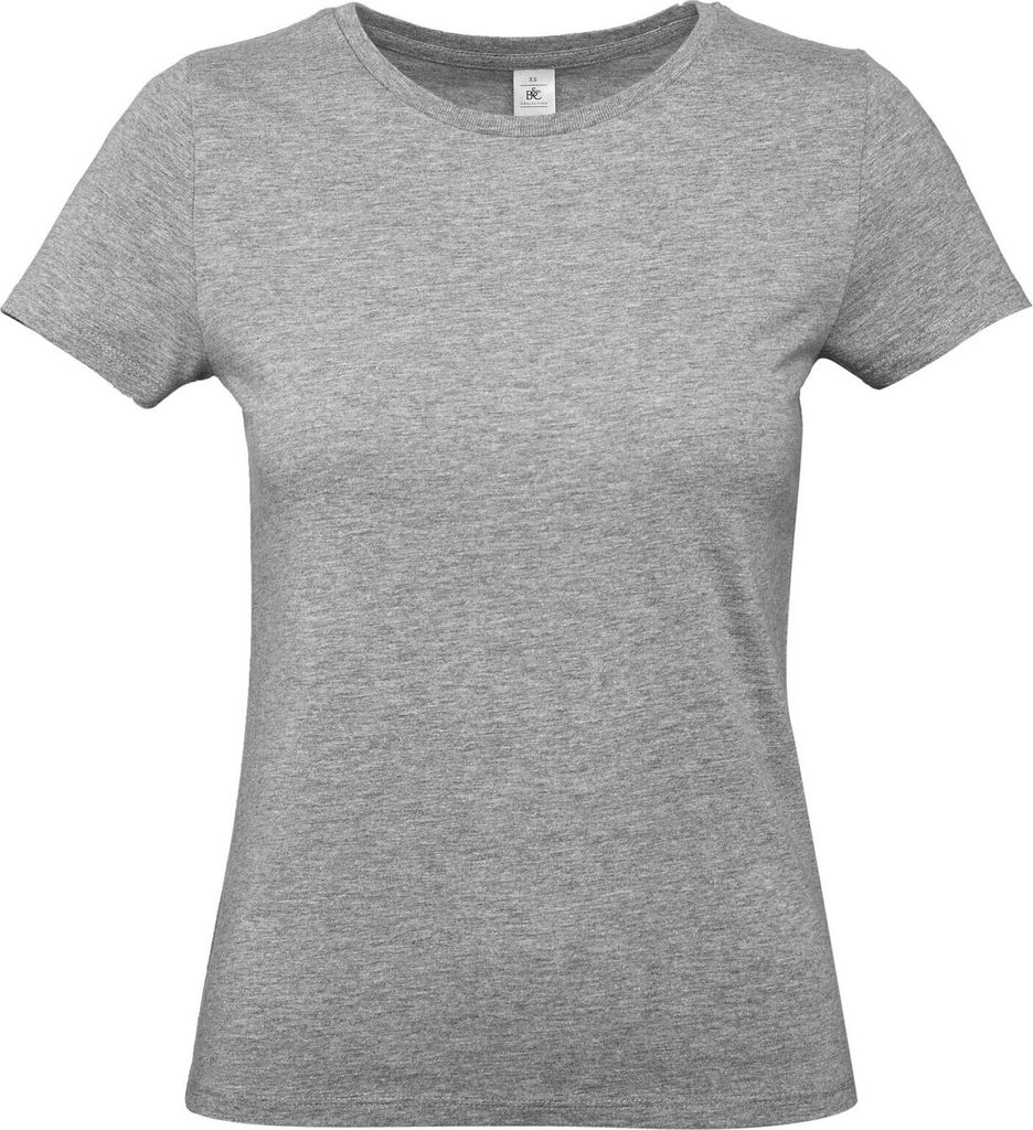 B&C - "E190" T-Shirt für Damen RW9634 (L) (Grau)
