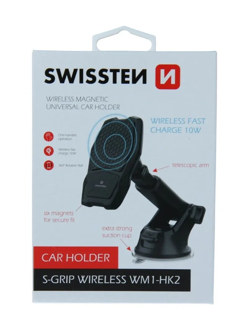 Porta Cellulare Magnetico Auto: Ricarica Wireless e Braccio Telescopico - 5