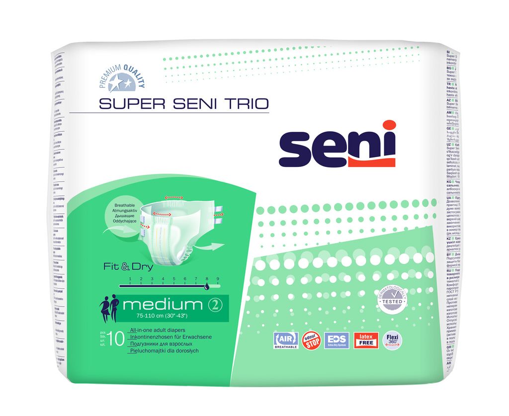 SUPER SENI Trio Gr.2 M Inkontinenzhose, 10 St Produktbild 
