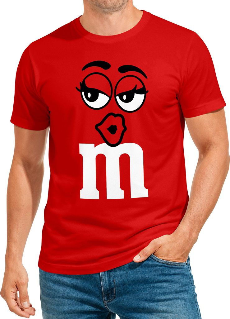 Herren T-Shirt Fasching Karneval M Aufdruck Gruppenkostüm Verkleidung Last Minute Faschingskostüme Männer Funshirt Moonworks
