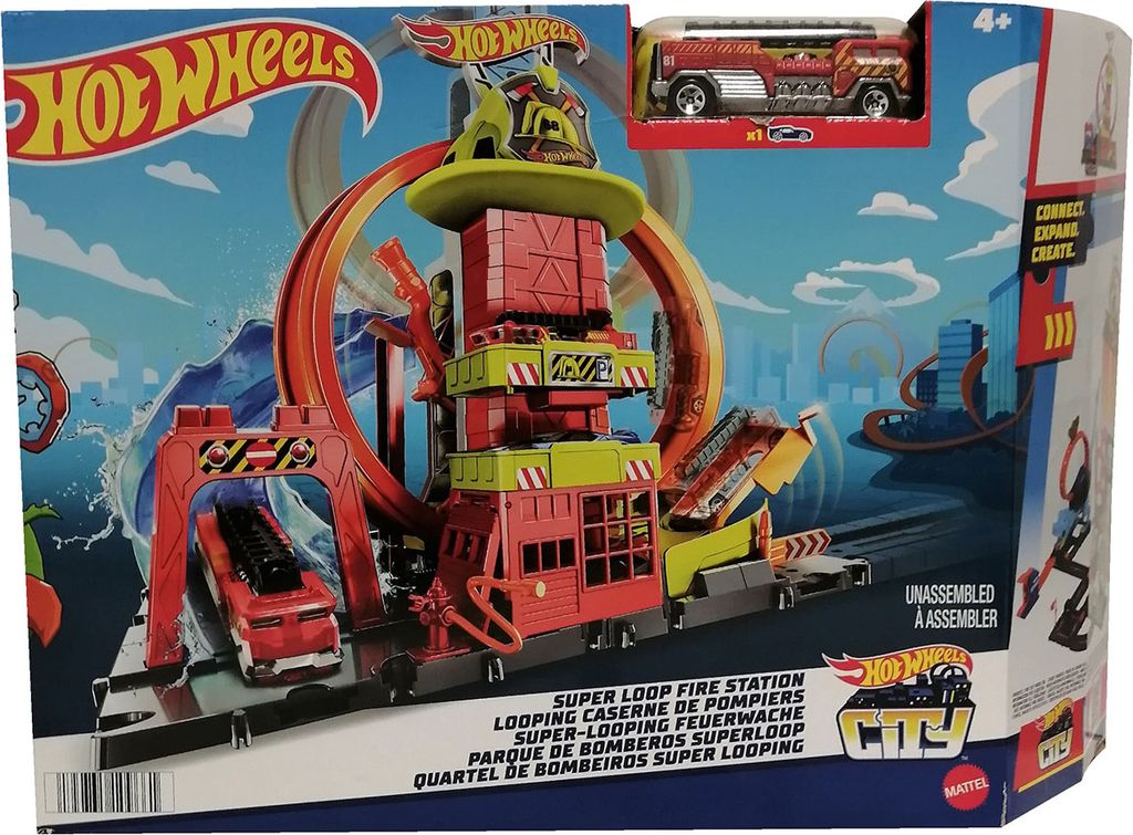 Hot Wheels City Super Fire Station Immagine del prodotto 
