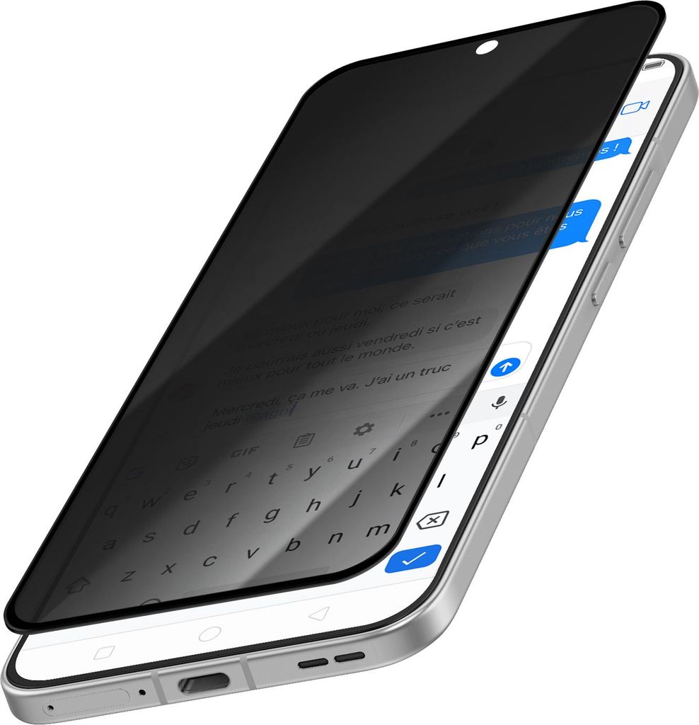 Avizar, Privacy-Folien Oppo Reno 14 / 14F / 14 FS, Schwarz transparent